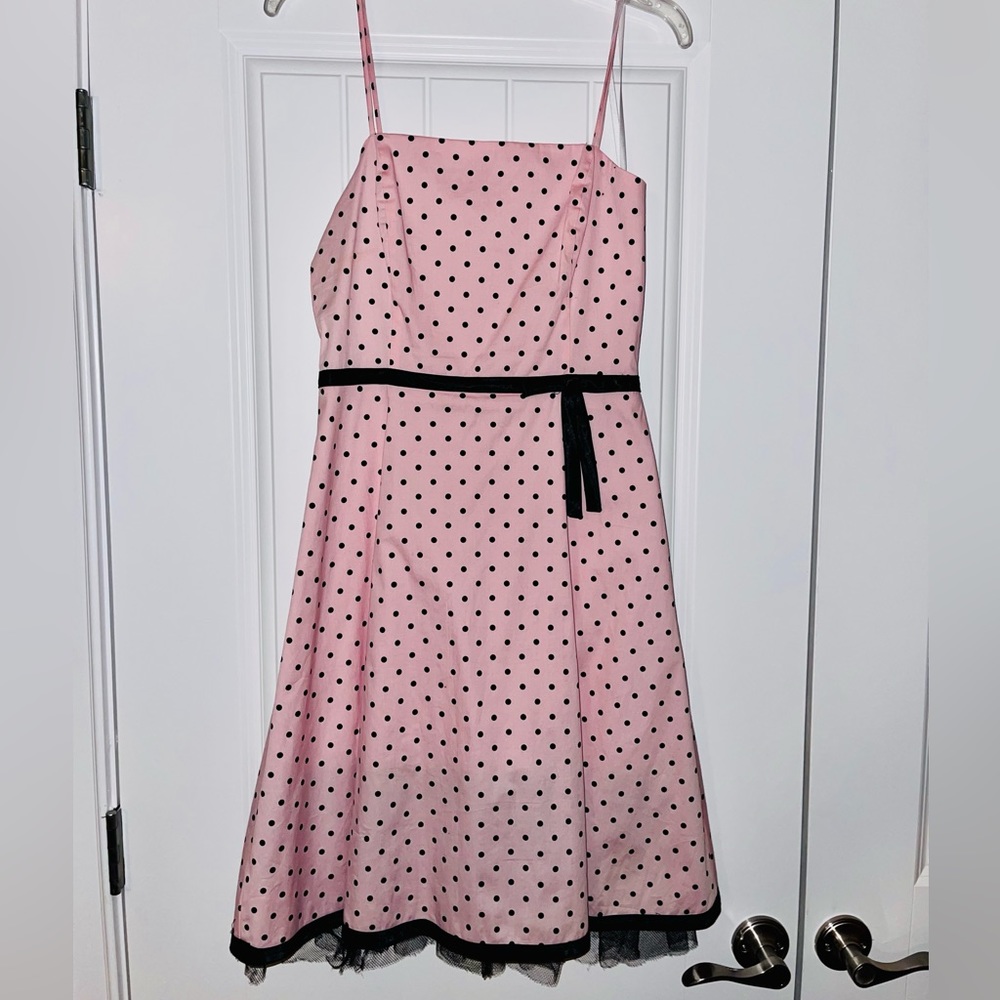 Byer Too polka dot dress size 7.